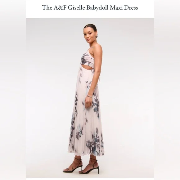 Abercrombie & Fitch Giselle Babydoll Floral Maxi Dress - Picture 4 of 12